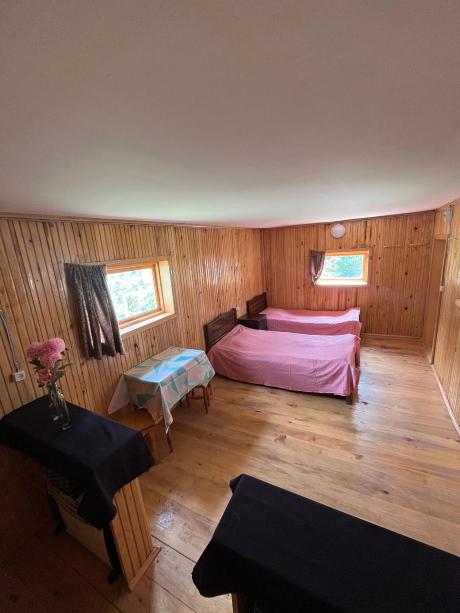 Wooden House Villa Mestia Luaran gambar